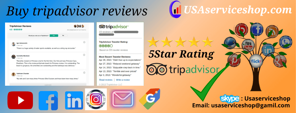 Buy Verified Tripadvisor Reviews